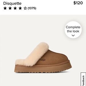 UGG platform slippers